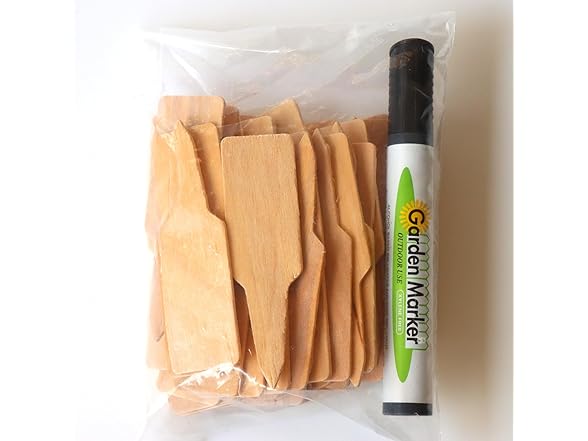 Garden Marker Outdoor Wooden Plant Label