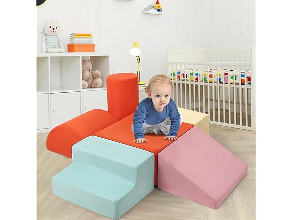 Hipicute Soft Climbing Set for Toddlers