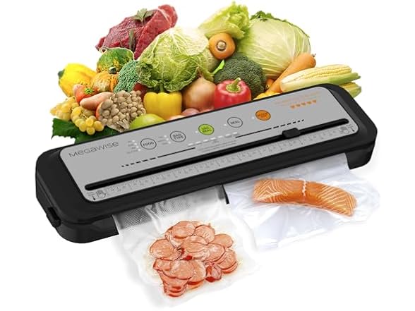MEGAWISE Vacuum Sealer Machine for Food