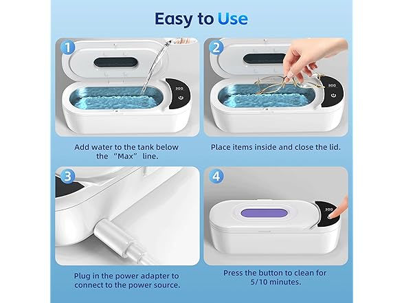 Hanvix Ultrasonic Jewelry Cleaner