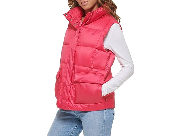 Levis Womens Sporty Box Quilted Puffer Vest (XL)