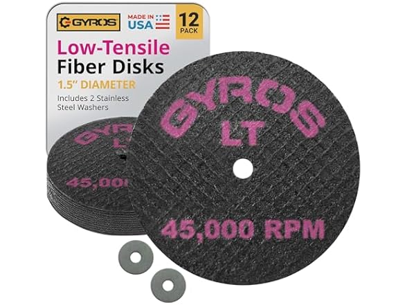 GYROS 1.5 Resin Cut-Off Wheels for Rotary Tools