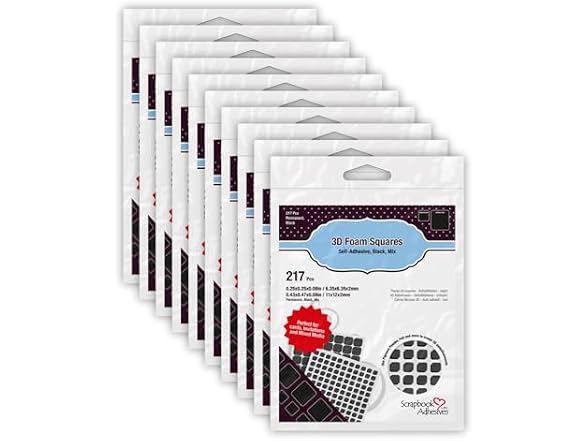 Scrapbook Adhesives by 3L, Pre-Cut 3D Foam Square