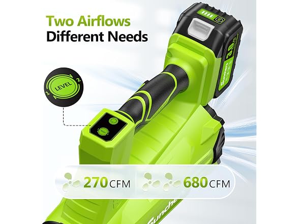 Sunchers 20V Electric Leaf Blower - Gallery 3