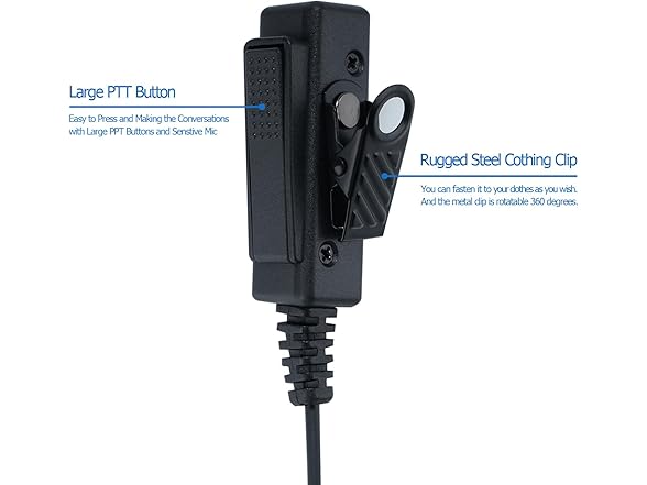 (2 Pack) Jimaycy Earpiece for Baofeng Uv-5r Radio