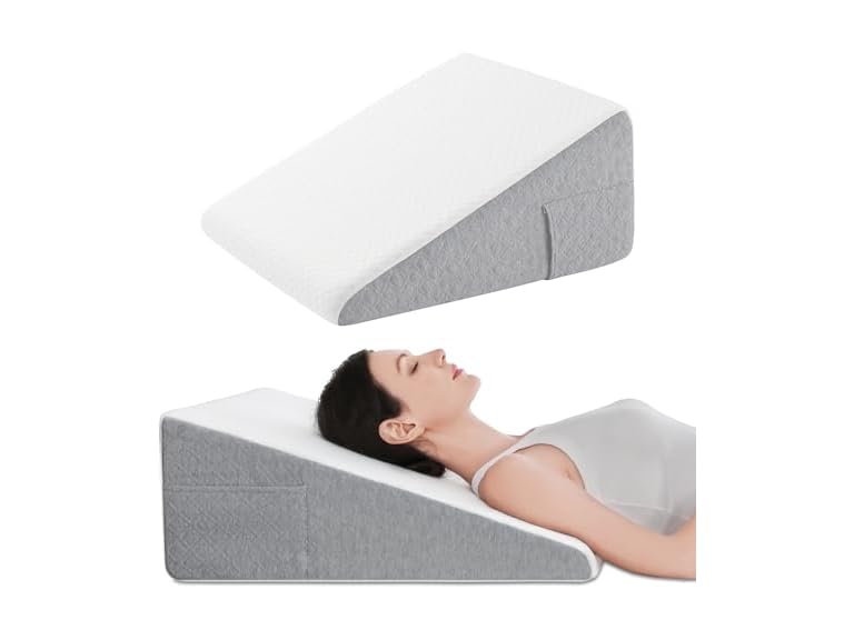 Sunny Heart 10'' Wedge Pillow for Sleeping