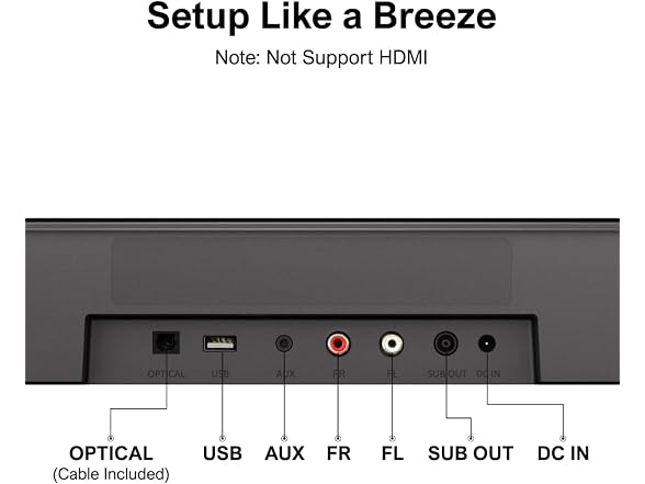 ULTIMEA 7.1ch Virtual Surround Sound Bar (Refurbished)