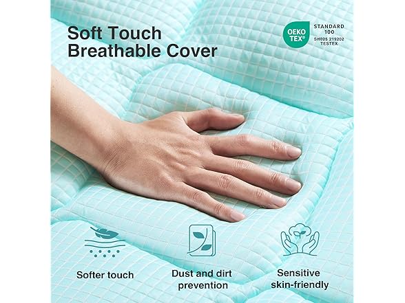 Novilla Dual-Layer Memory Foam Topper