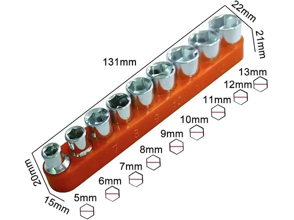 CZXYZKX APP-Auto-138 1/4in Drive Ratchet Socket Set