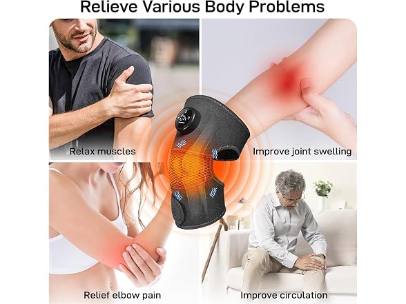 Cordless Knee Massager with Heat