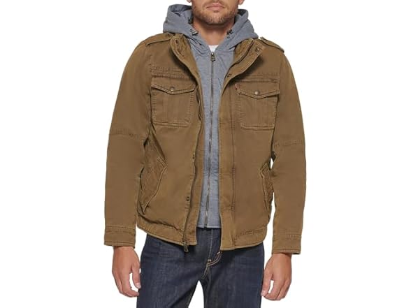 Levis Mens Military Jacket