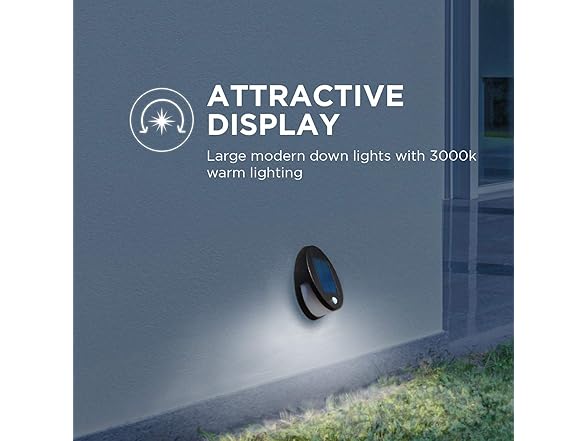 Home Zone ELI0991V Solar Down Wall Light
