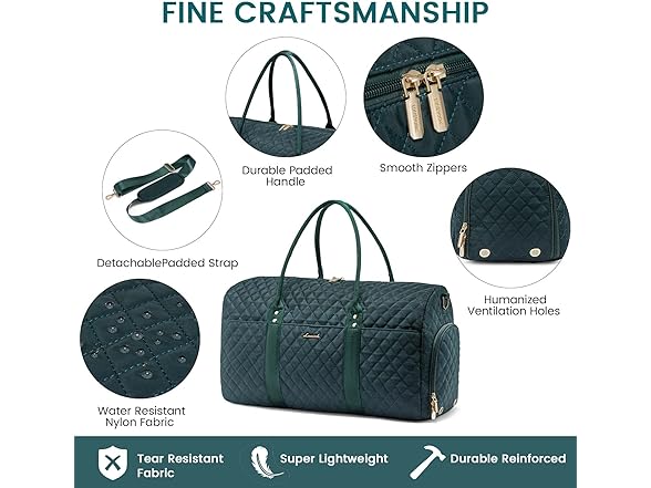 Travel Duffle Bag With Toiletry Bag