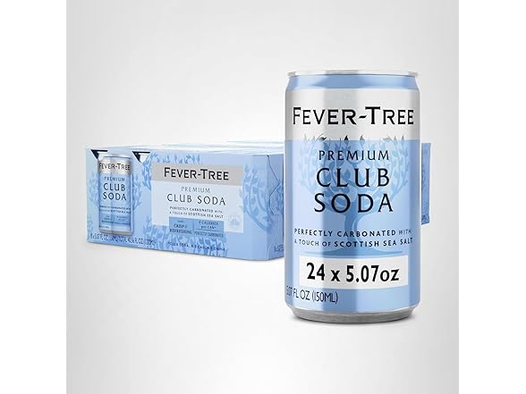 8PK Fever-Tree Club Soda – Premium Zero Cal