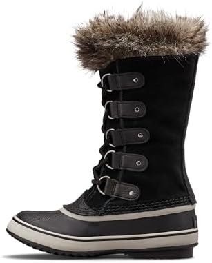 SOREL Women's Joan of Arctic Waterproof Boot - Black, Quarry - 10