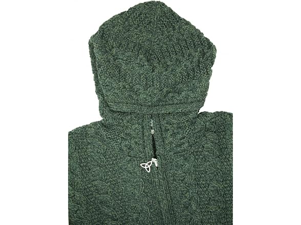 Aran Crafts Women (XS) Irish Cable Knitted Coat
