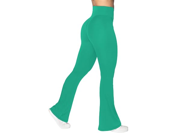 Sunzel Flare Leggings 32in M Golf Green