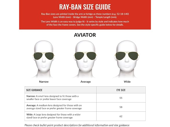 Ray-Ban Unisex RB3025 Aviator Sunglasses