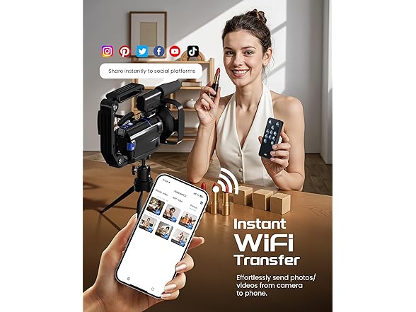 BREGOO 5K Video Camera Camcorder