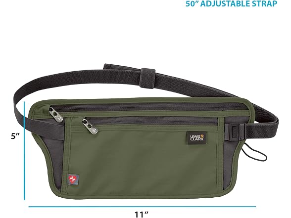 Lewis N. Clark RFID Blocking Money Belt 