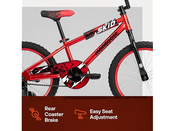 Mongoose Skid Kids Bike 18-Inch