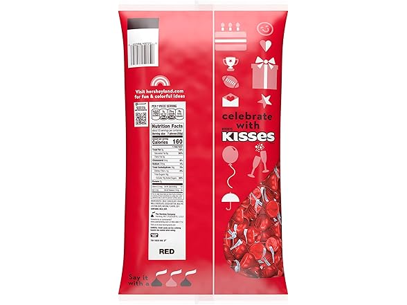 Hersheys Kisses Milk Choc Bulk Bag