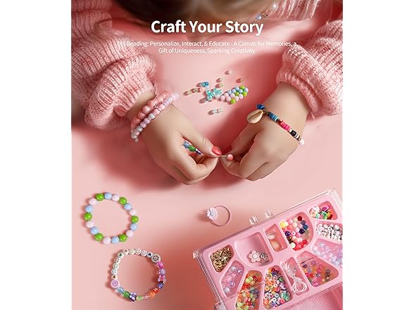 Girls Nail Bracelet Craft Set Pack of 2