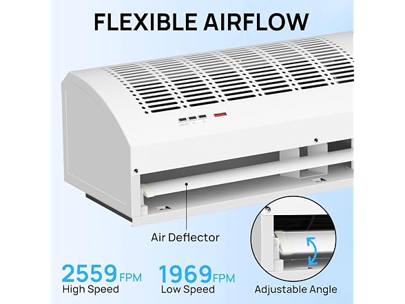 TURBRO 48-Inch Air Curtain Fan