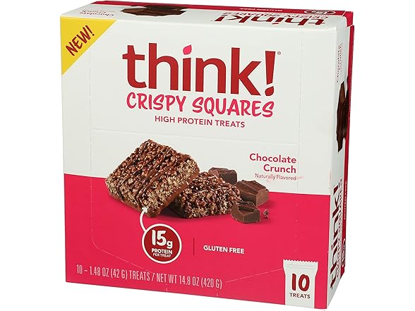 Think! Chocolate Crunch Crispy Square