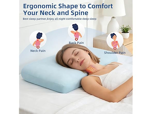 Sycoodeal Memory Foam Pillow