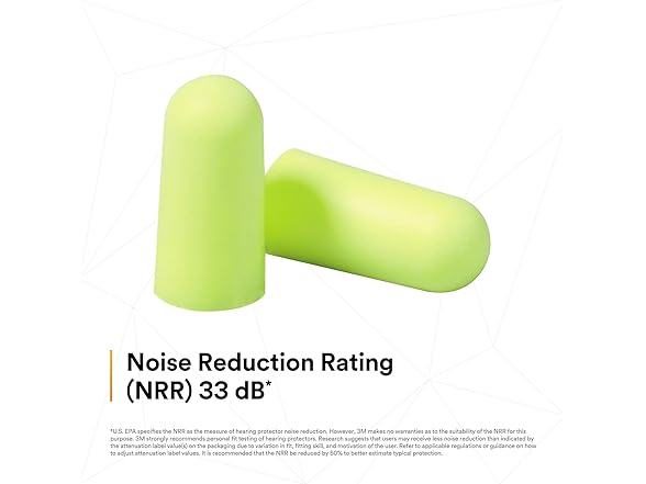  3M Ear Plugs, E-A-Rsoft Yellow Neons