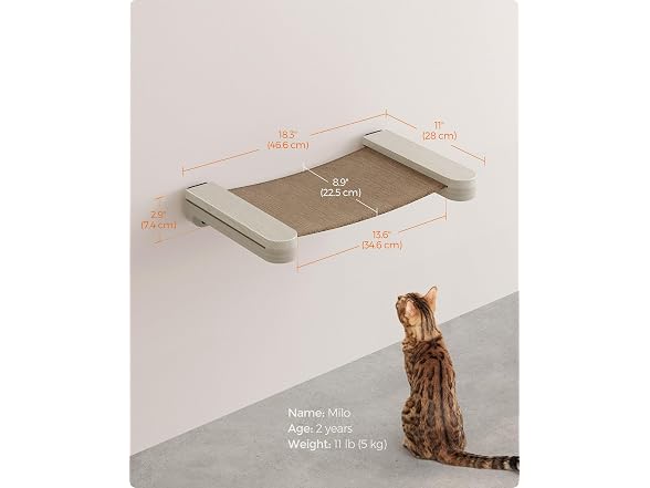 Feandrea Cat Wall Furniture, 1 Piece