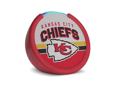 $33.99, Was $59.99, 43% Off! (NEW) Amazon Echo Pop | Kansas City Chiefs dealfomo