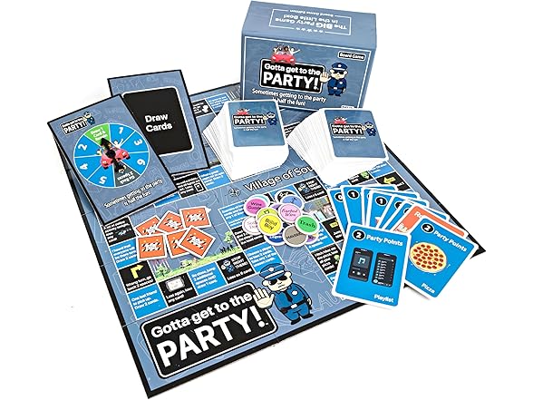 Gotta Get to The Party! Exciting Board Game