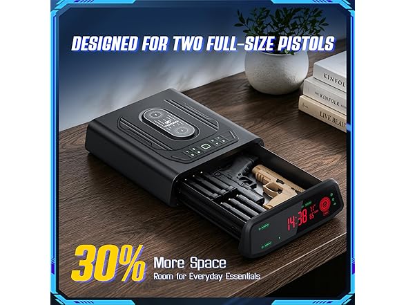 TRRKO Biometric Gun Safe for Handgun