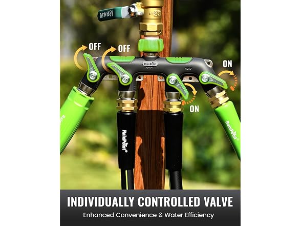 RAINPOINT 4 Way Garden Hose Splitter