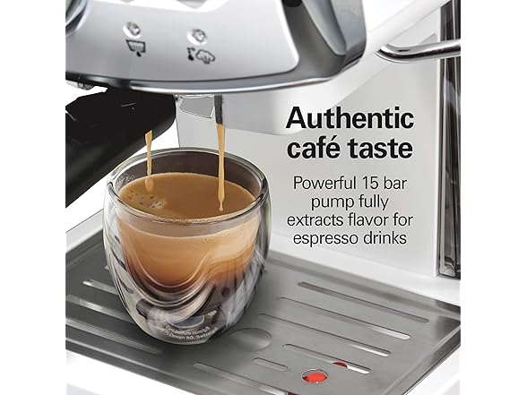 Hamilton Beach Slide & Lock Espresso Machine