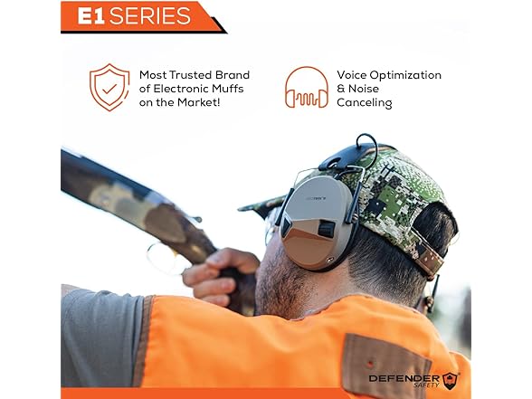 Decitech DCT-E1-01 E1 Active Hearing Protection