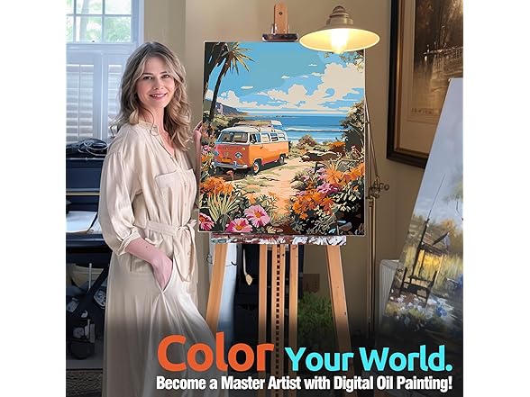 KURUMi Art DIY Paint by Numbers