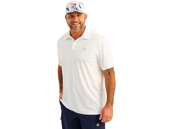 HUK Mens Icon Polo
