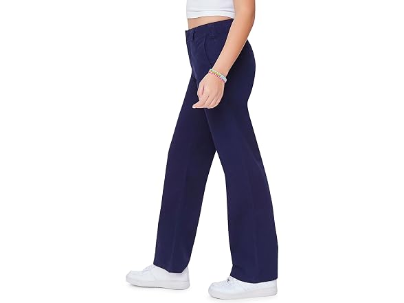 Forever 21 (S) Straight-Leg Twill Pants