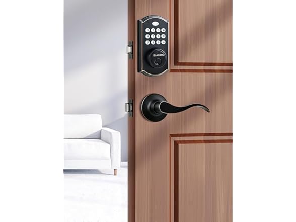 ELAMOR M19 ORB Keyless Lever Door Lock Oil Rub Bronze
