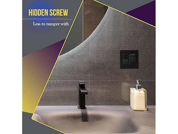 ENERLITES Wall Plates 2-Gang Black 10pc