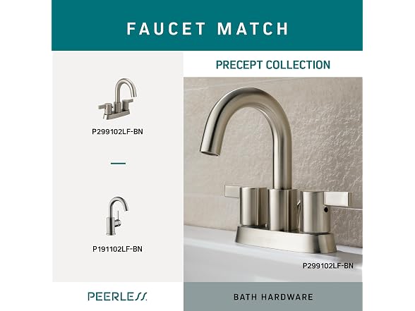 Peerless PA547-BN Precept Double Towel Hook
