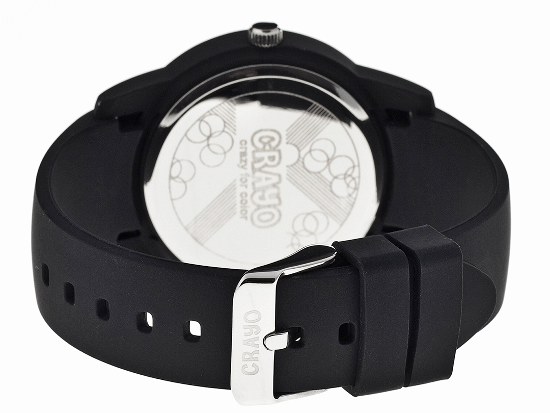 CRAYO Festival Unisex Watch w/ Date - Fuchsia - Gallery 8