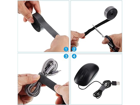 Double Sided Cable Fastening Tape