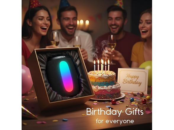 PORTBOR Portable Bluetooth Speaker