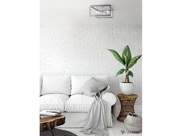 Canarm Carli 3 Light Flush Mount Ceiling Light