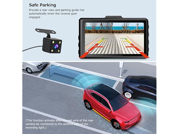 SPADE Dash Cam Front and Rear