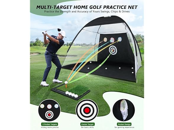 Ywitio 10x7FT Golf Practice Net